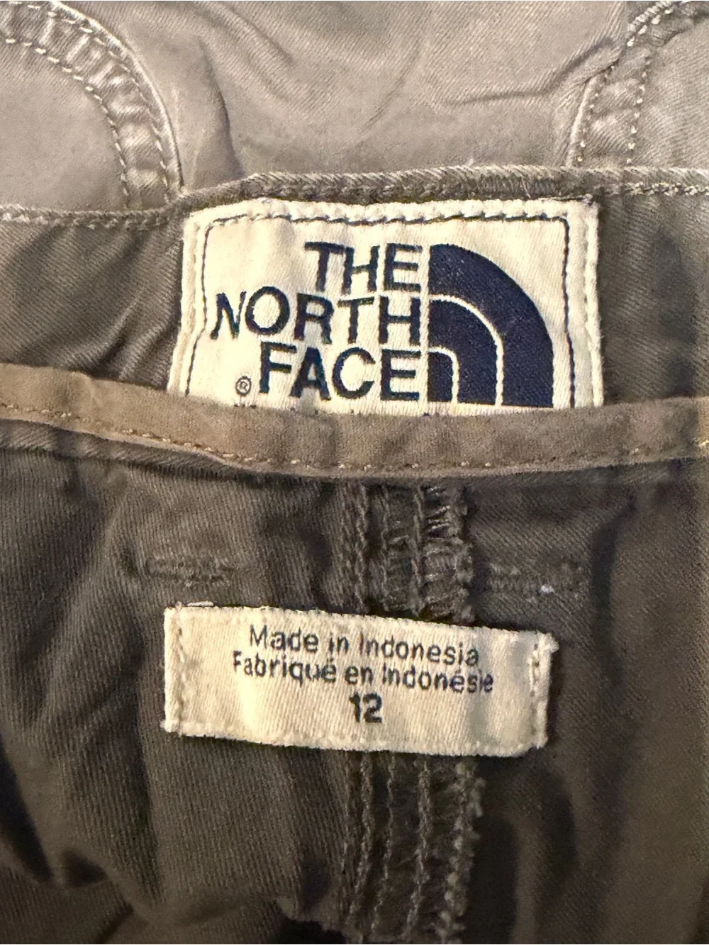 THE NORTH FACE GRAY UTILITY CHINO LADIES PANTS SZ 12